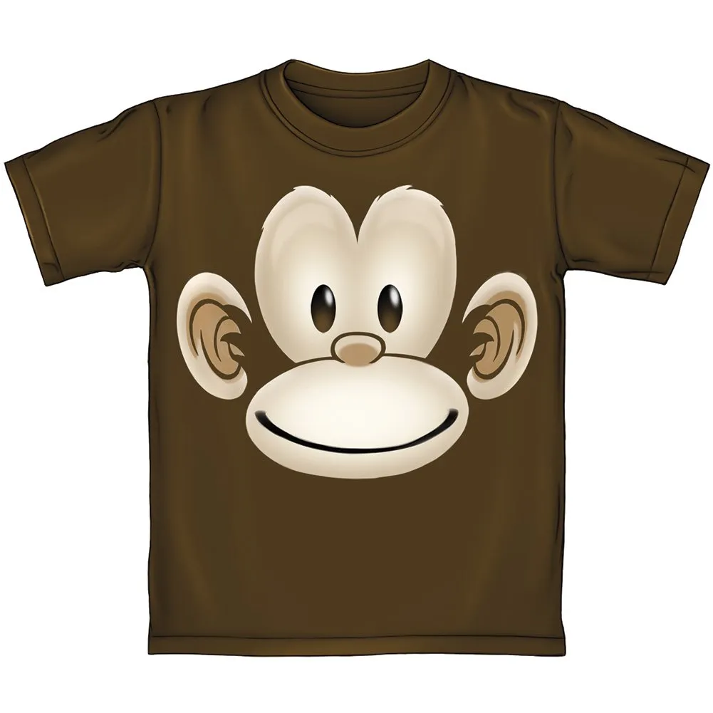 Dawhud Direct Monkey Face Adult Tee Shirt (Small