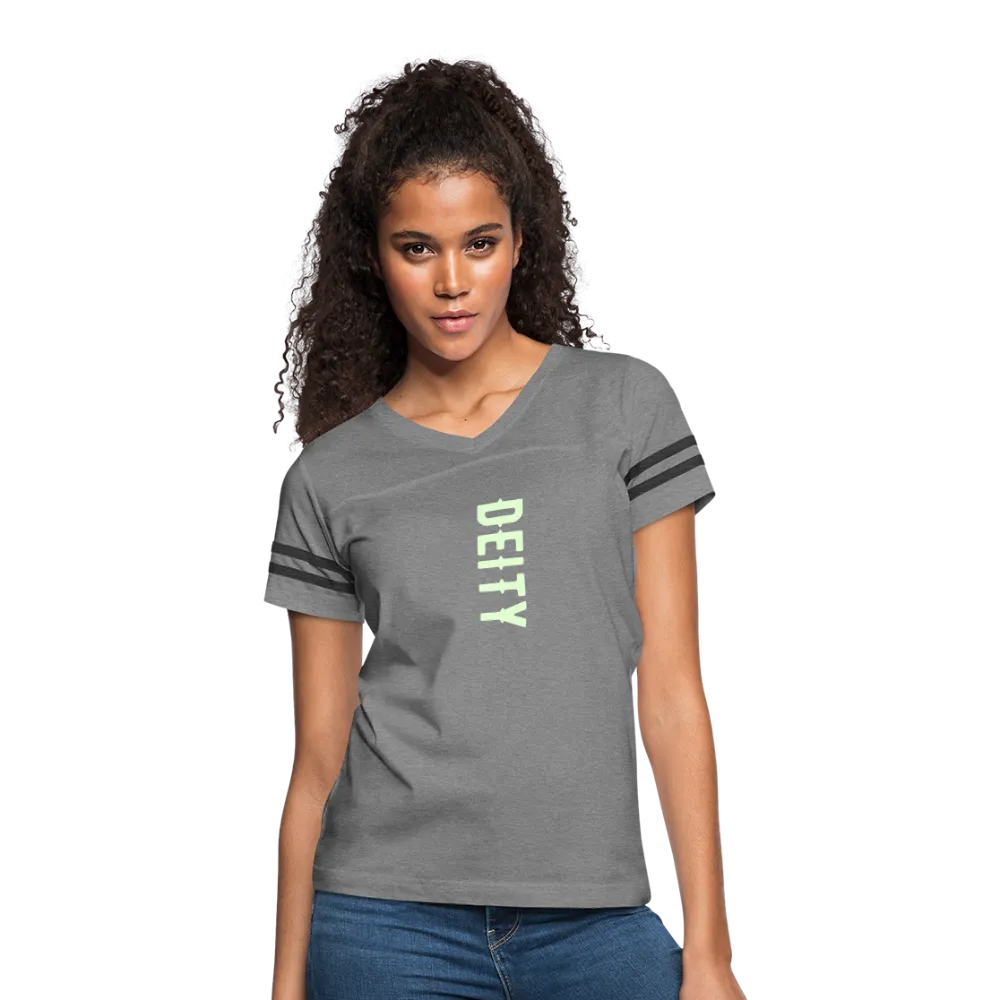 Deity Glow in The Dark Print Women’s Vintage Sports T-Shirt