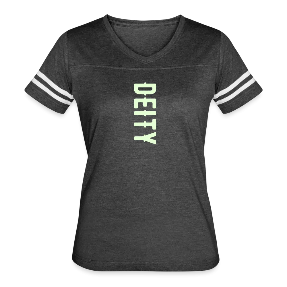 Deity Glow in The Dark Print Women’s Vintage Sports T-Shirt