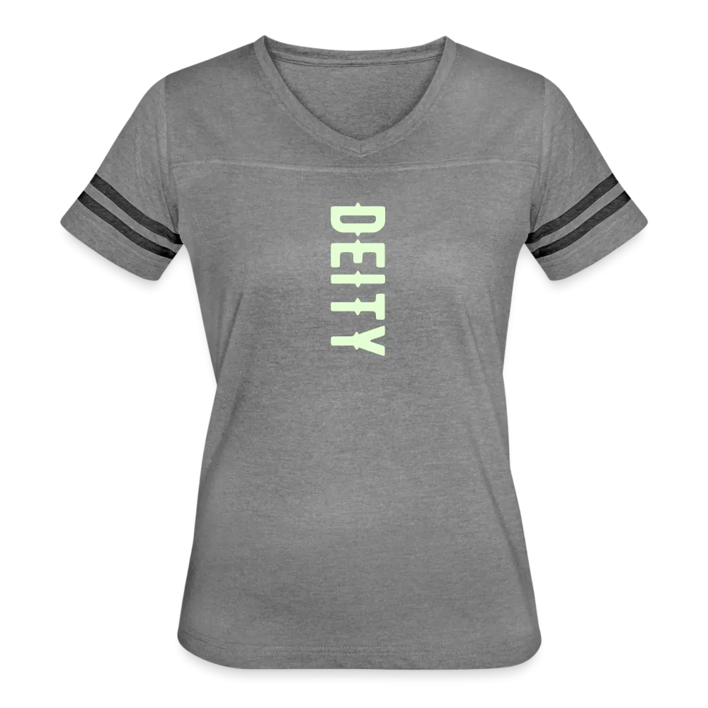 Deity Glow in The Dark Print Women’s Vintage Sports T-Shirt