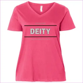 Deity Ladies' Curvy V-Neck T-Shirt