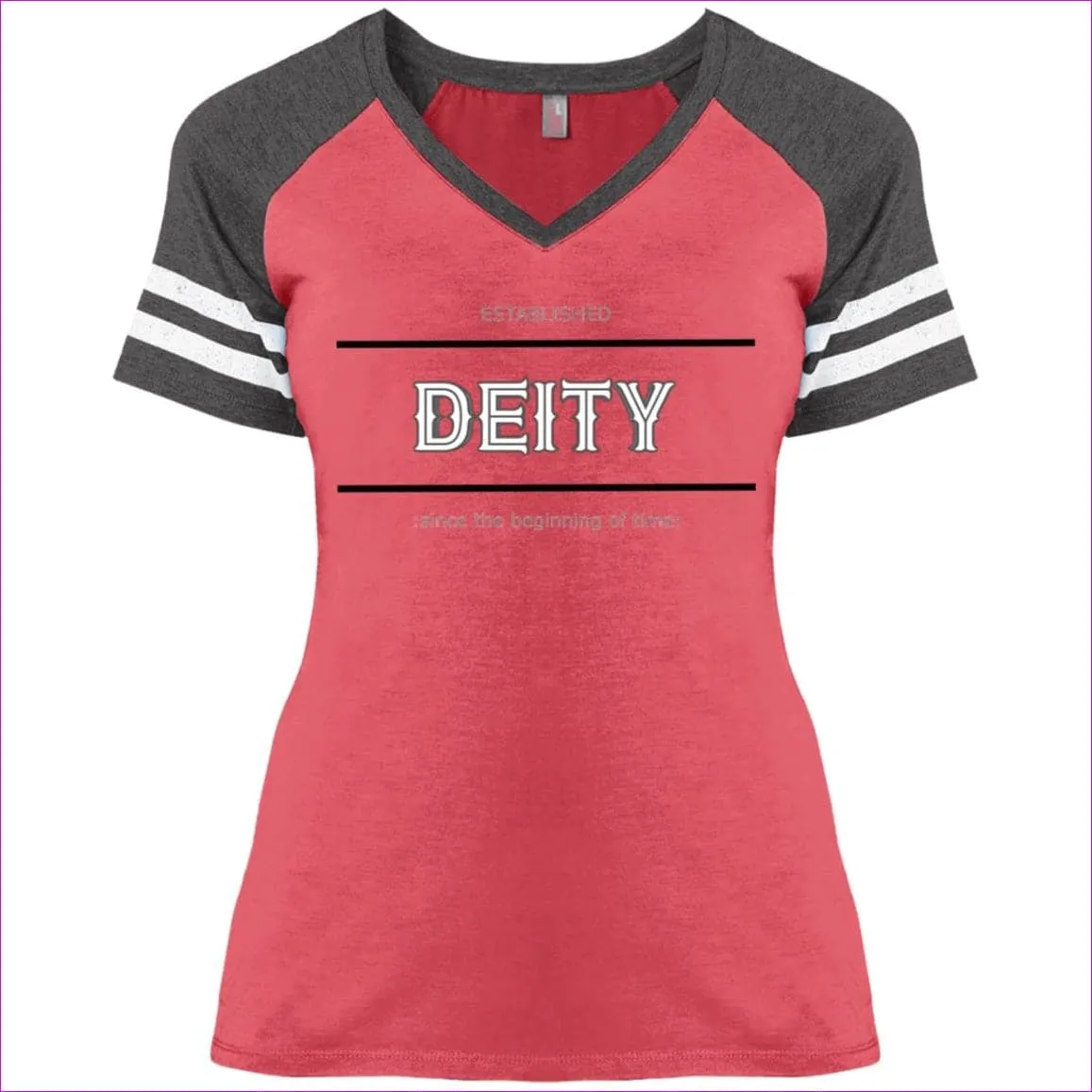 Deity Ladies' Game V-Neck T-Shirt