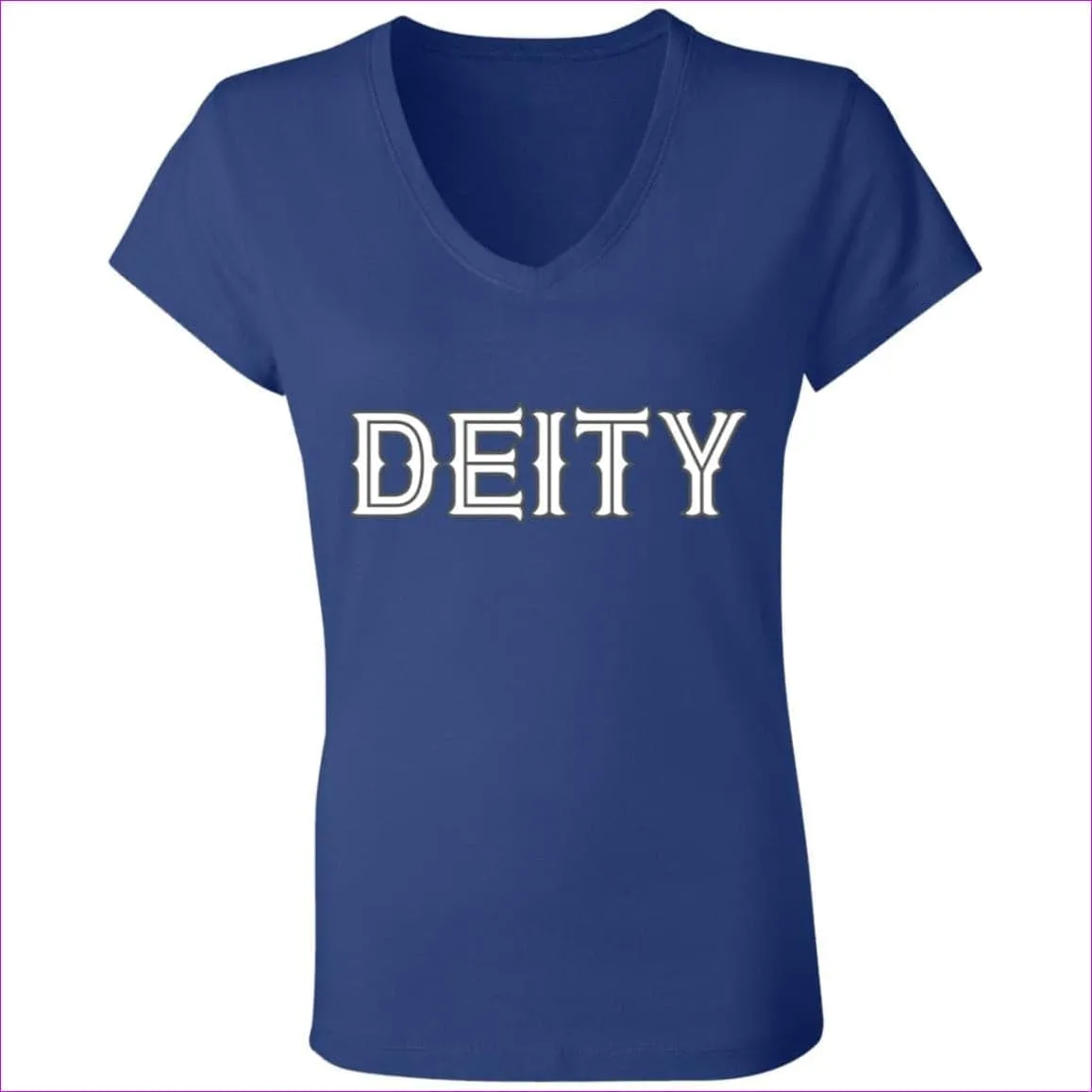 Deity Ladies' Jersey V-Neck T-Shirt