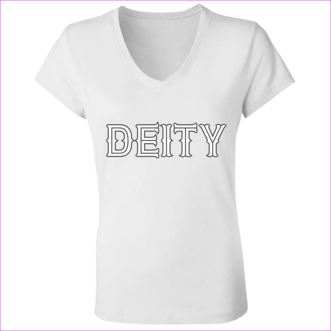 Deity Ladies' Jersey V-Neck T-Shirt