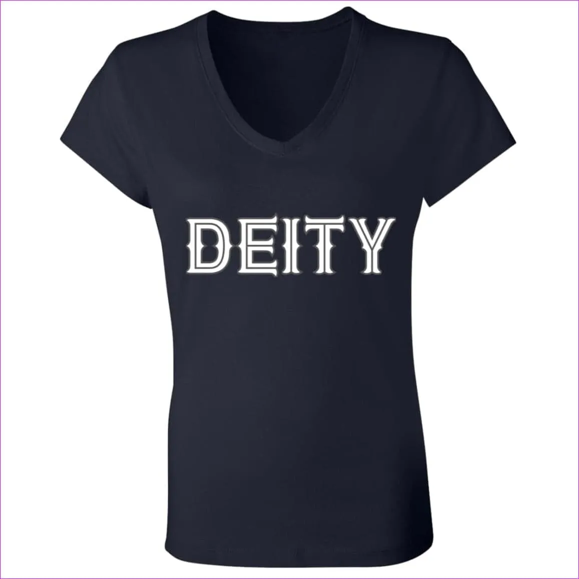 Deity Ladies' Jersey V-Neck T-Shirt