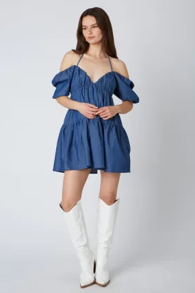 Denim Babydoll Dress