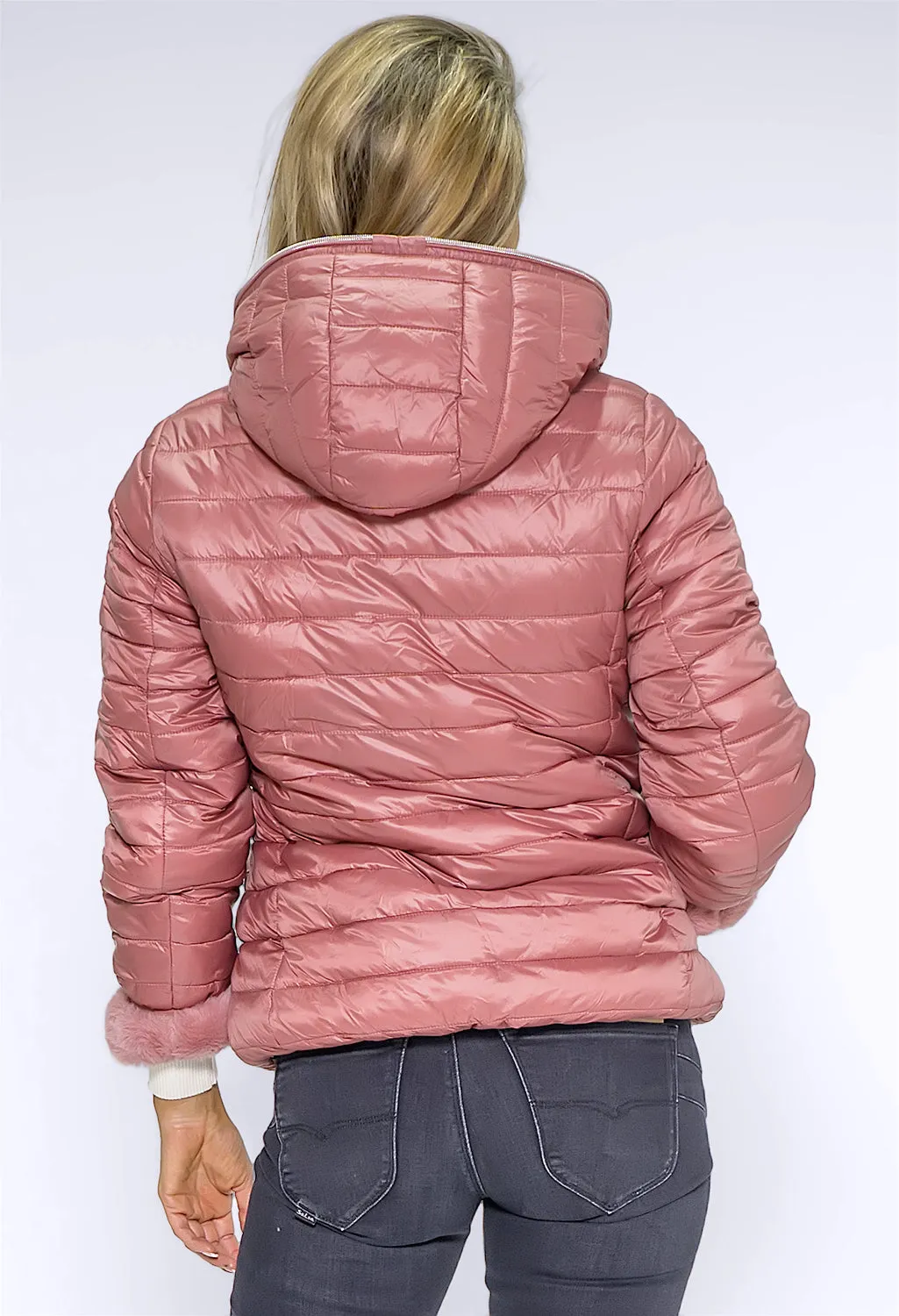 Dusty Rose Reversible Jacket