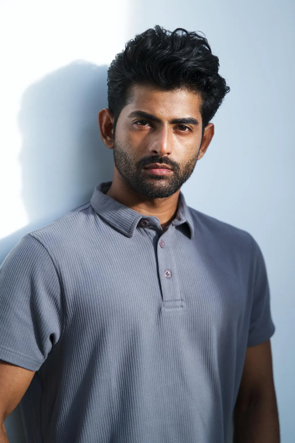 Elito Gray Polo Tshirt -  CloudSoft Polo  For Men