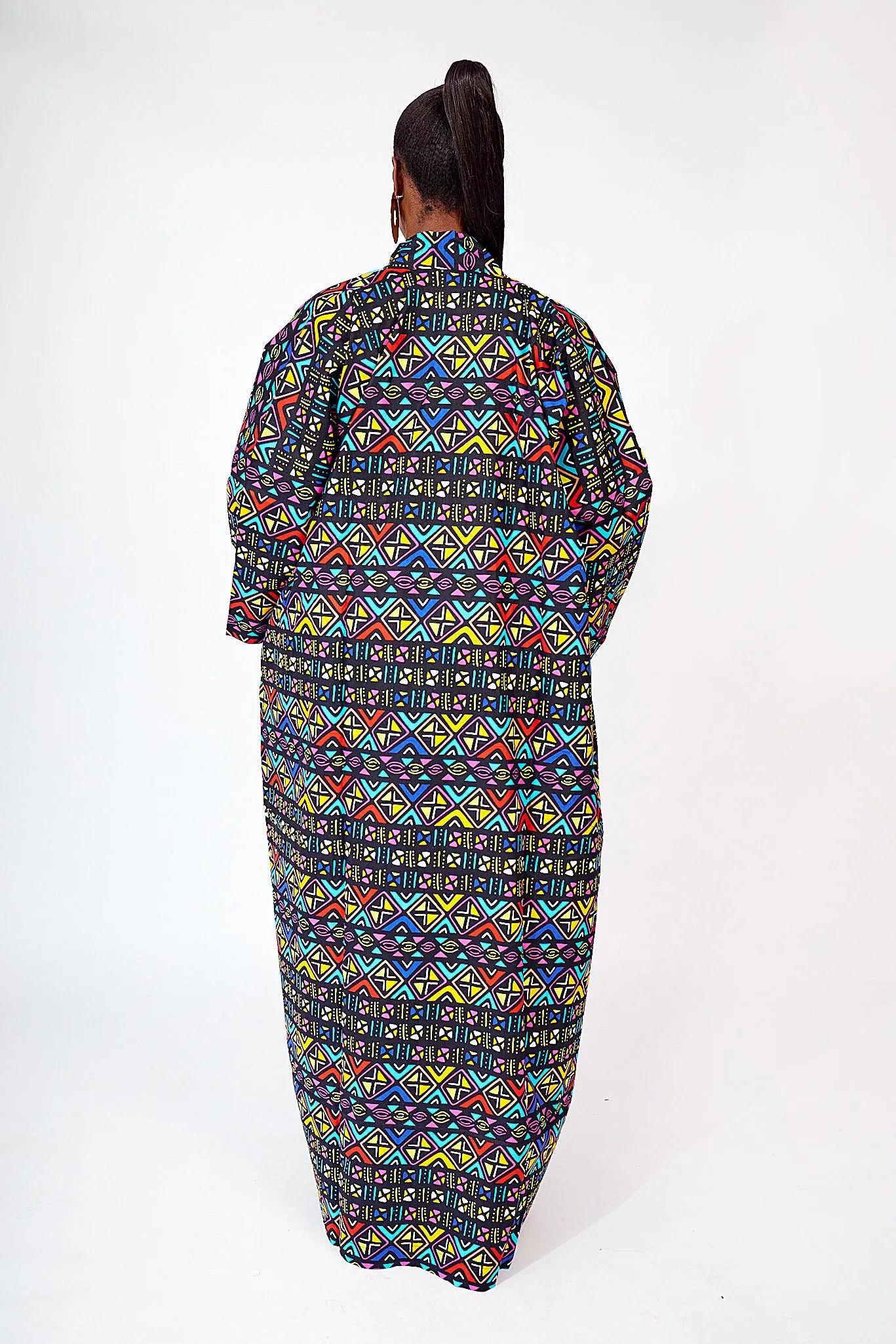 FADEKE AFRICAN PRINT KIMONO