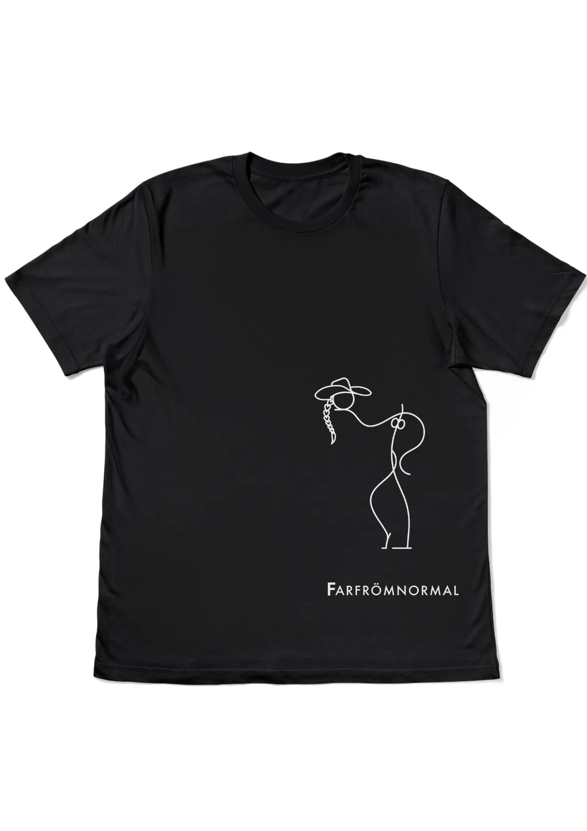 Far From Normal" Cowgirl T-Shirt - Airlume Cotton