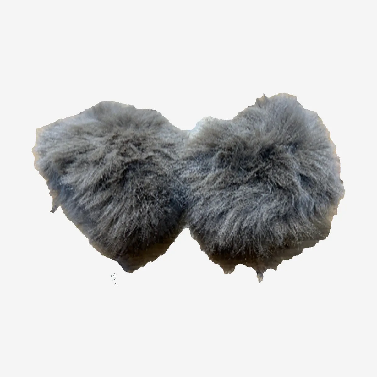 FAUX FUR CUFFS IN BROWN