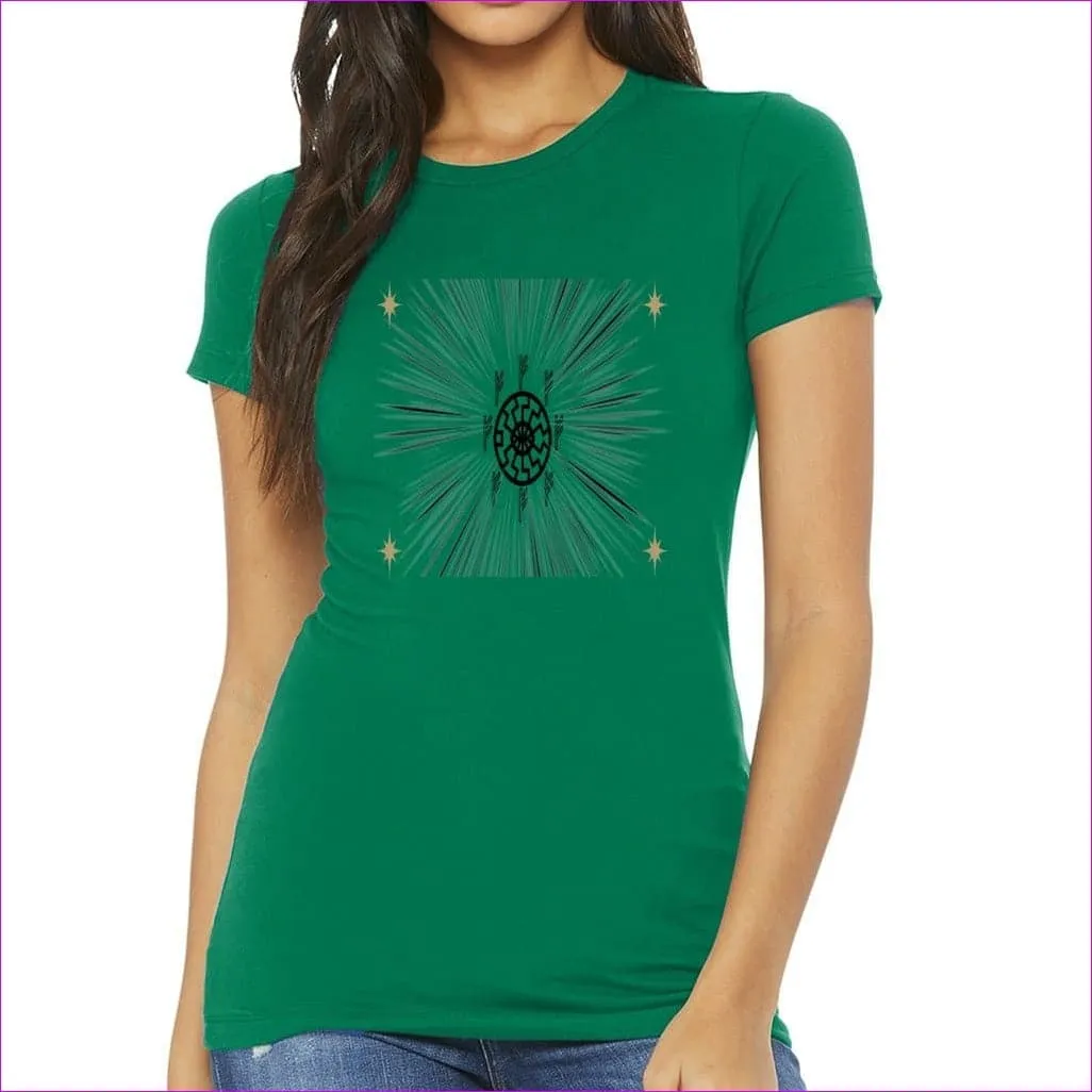 Fehu Sun Womens Slim Fit Tee