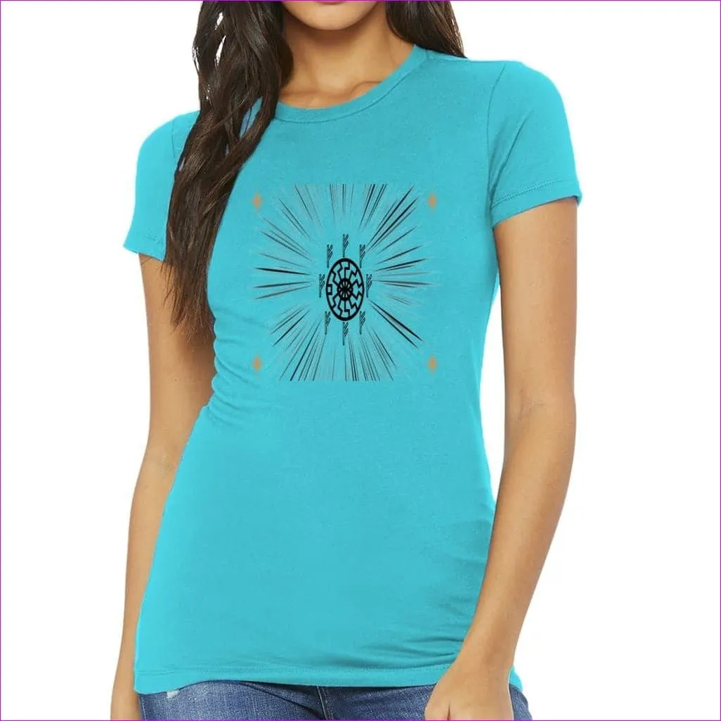 Fehu Sun Womens Slim Fit Tee