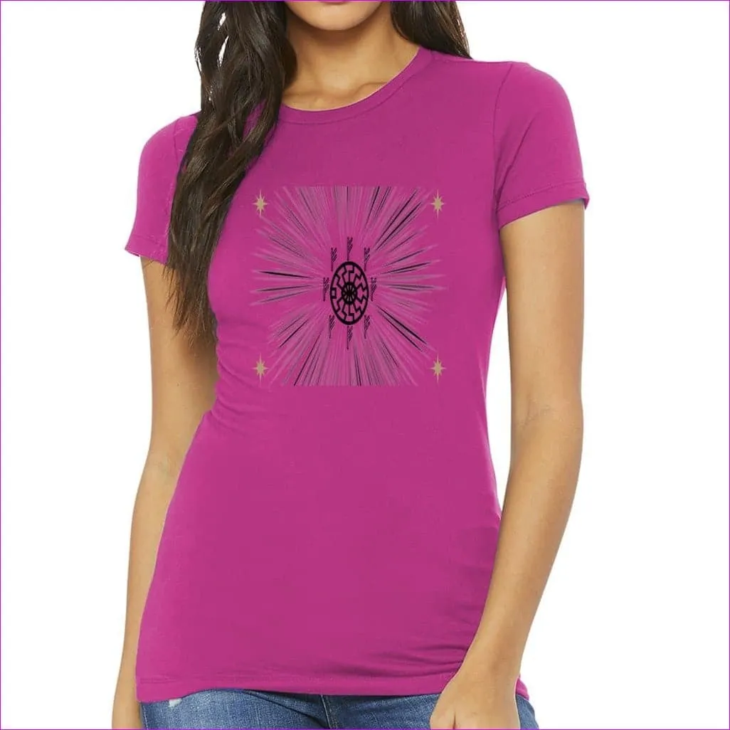 Fehu Sun Womens Slim Fit Tee