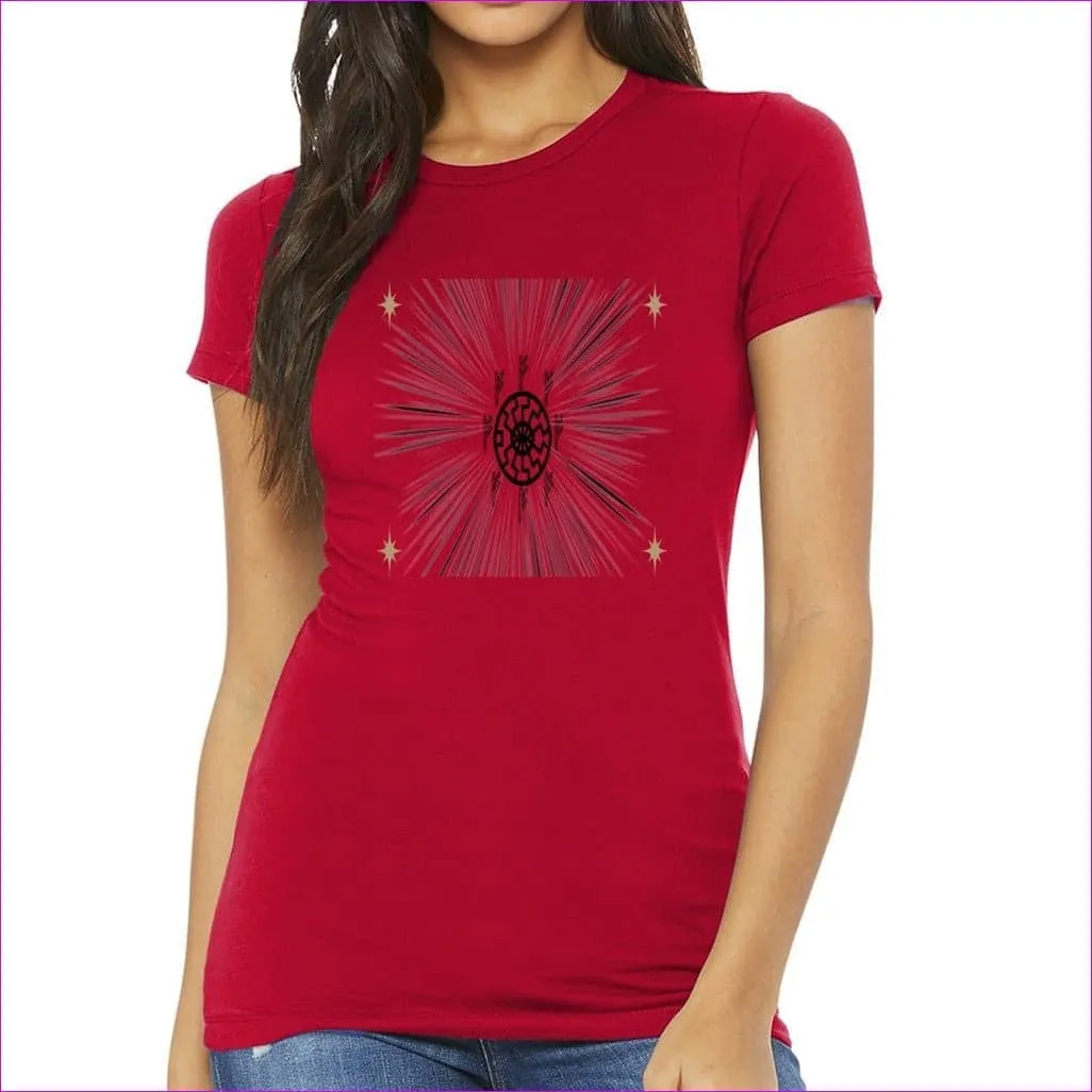 Fehu Sun Womens Slim Fit Tee