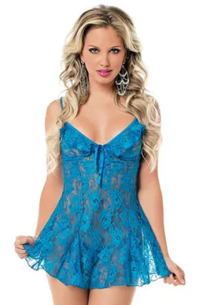 Flirty Floral Lace Chemise