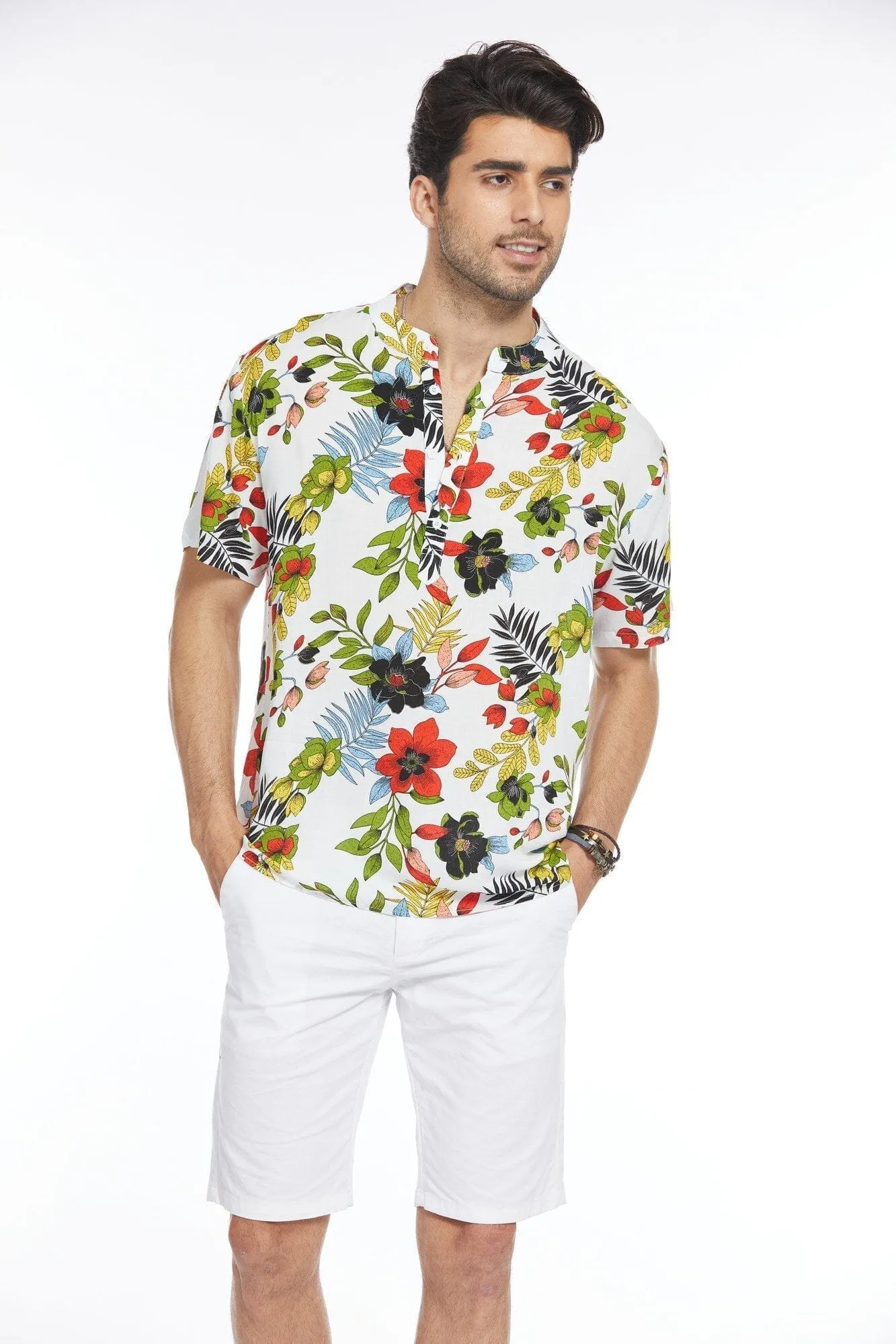 Floral Henley Shirt (US Only)