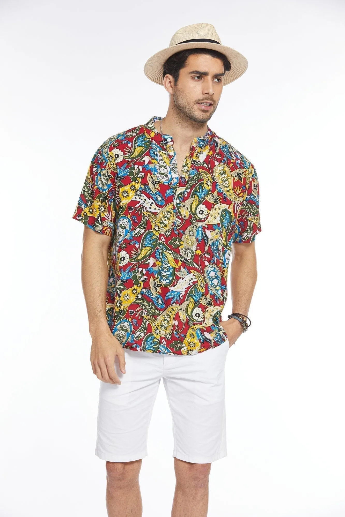 Floral Henley Shirt (US Only)