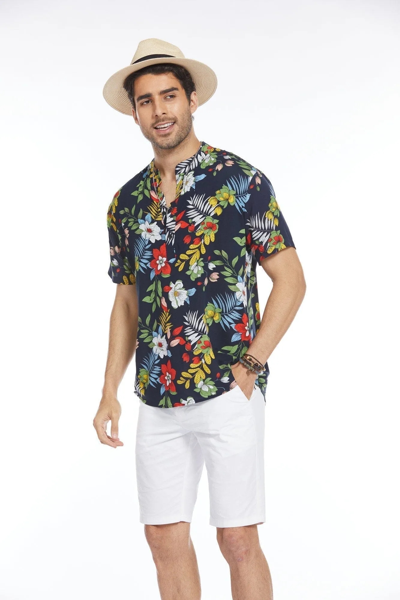 Floral Henley Shirt (US Only)