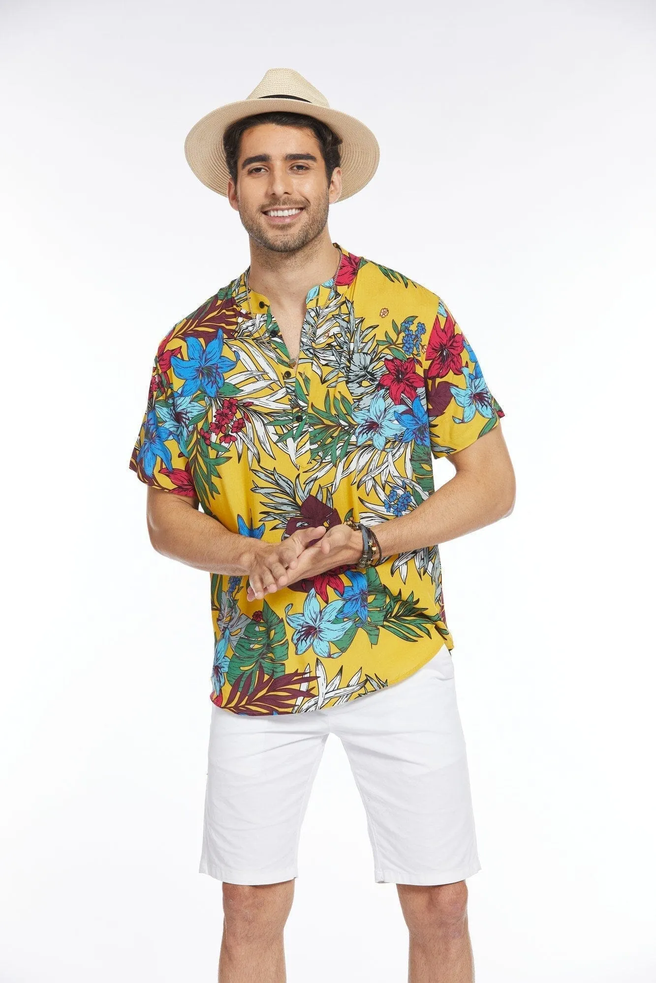 Floral Henley Shirt (US Only)