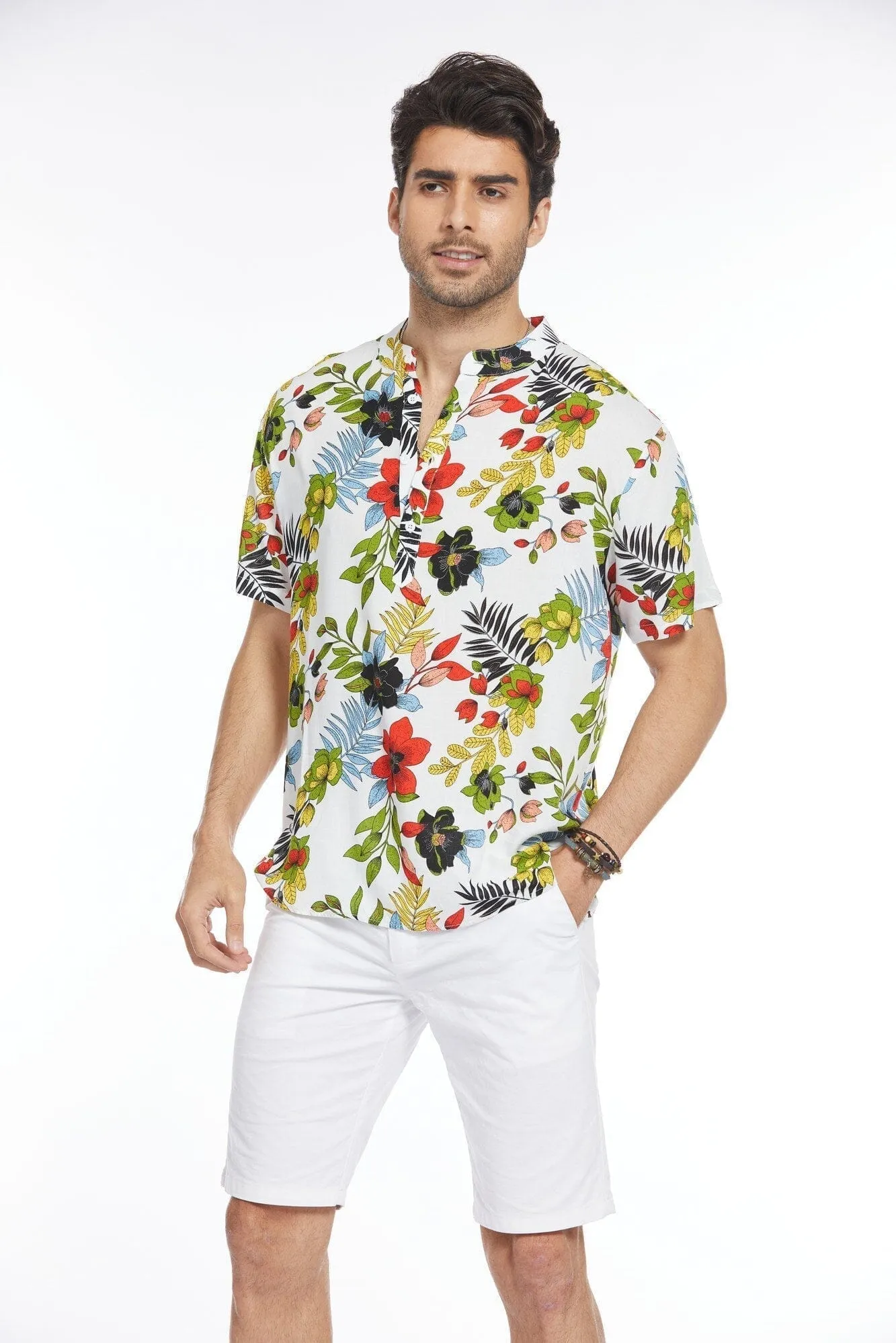 Floral Henley Shirt (US Only)