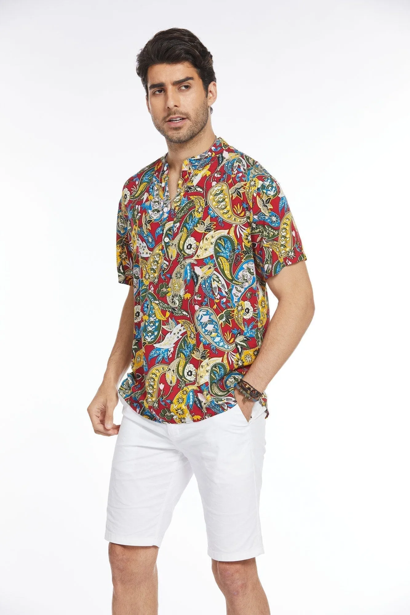 Floral Henley Shirt (US Only)