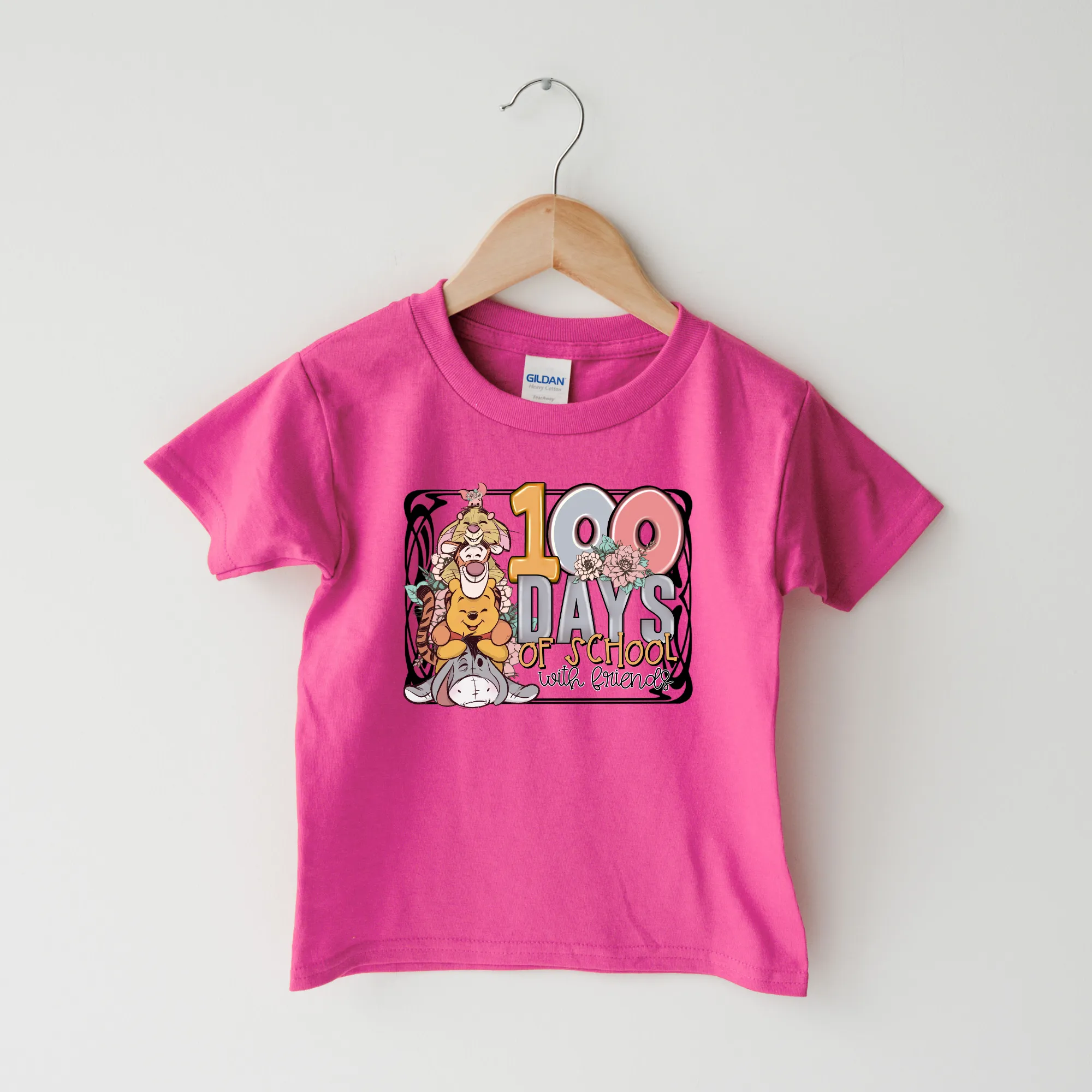 Forest Friends 100 Days of School Shirt