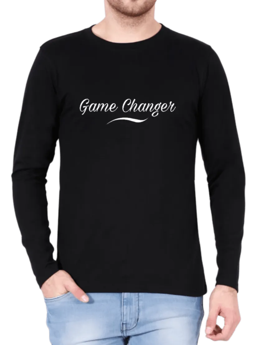 'Game Changer' Full Sleeves Men's T Shirt D59