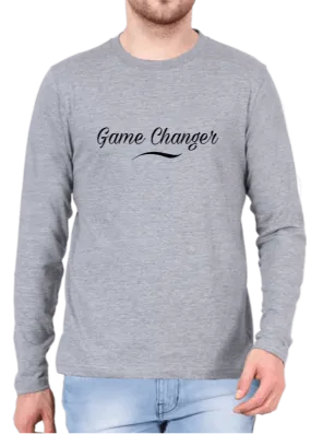 'Game Changer' Full Sleeves Men's T Shirt D59