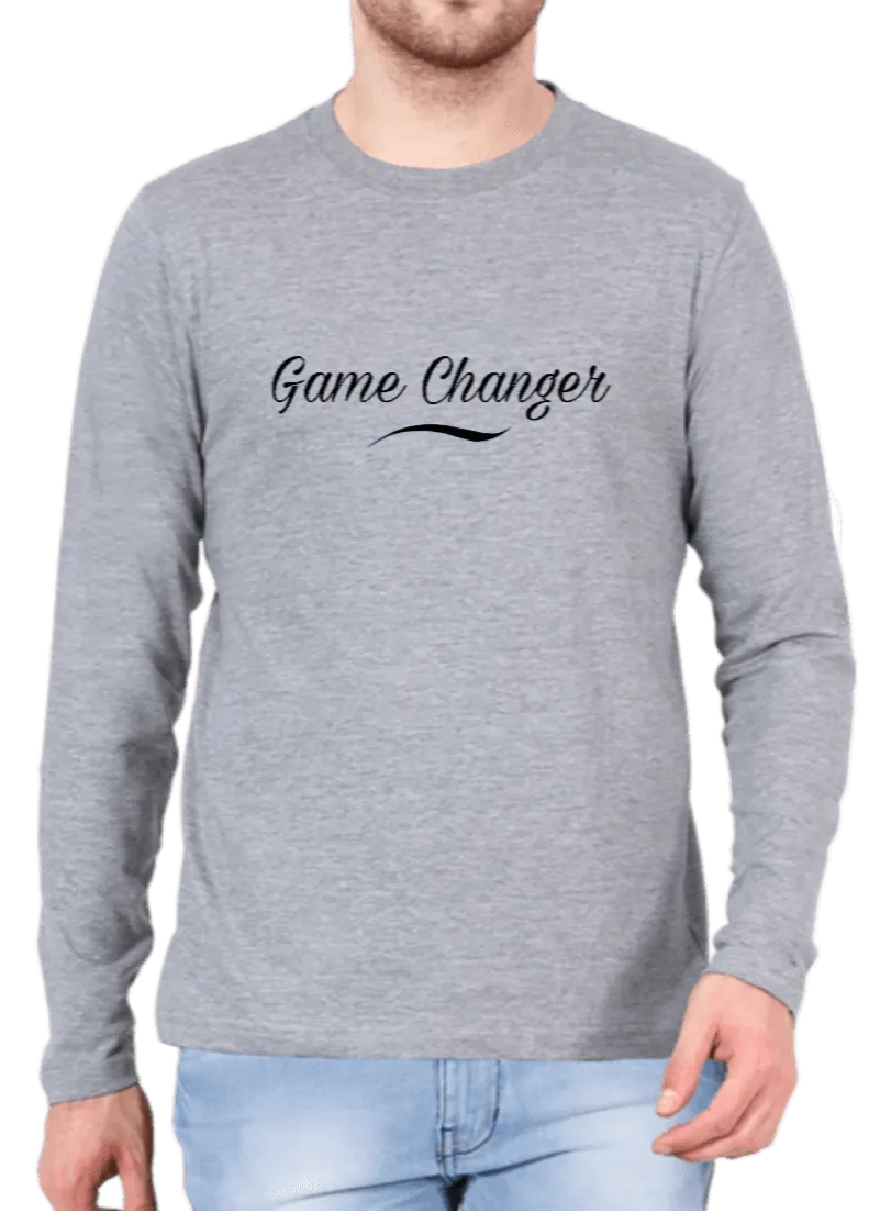 'Game Changer' Full Sleeves Men's T Shirt D59