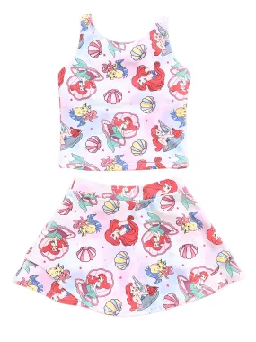 Gifts Galore Under the Sea - Girls Active Skort Set