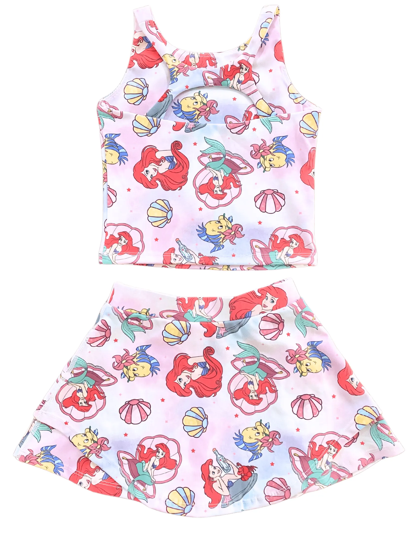 Gifts Galore Under the Sea - Girls Active Skort Set