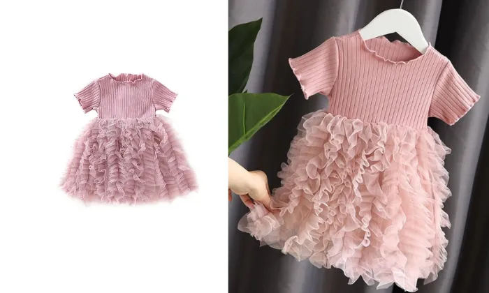 Girls Baby Princess Cake Skirt