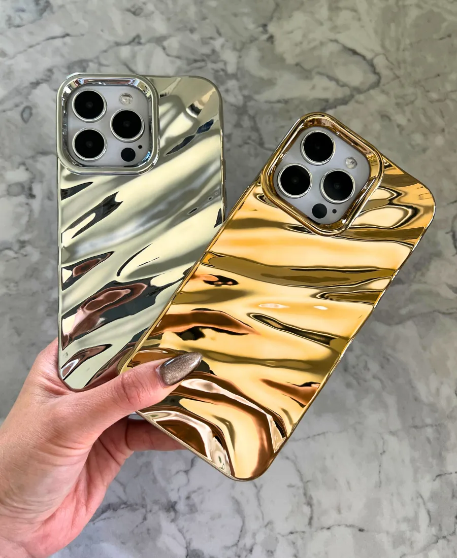 Gold Ripple Phone Case