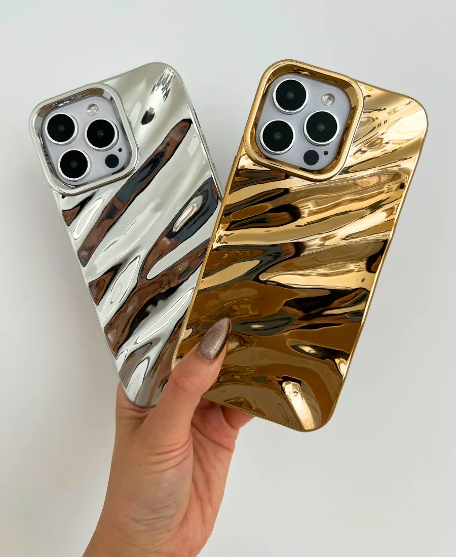 Gold Ripple Phone Case