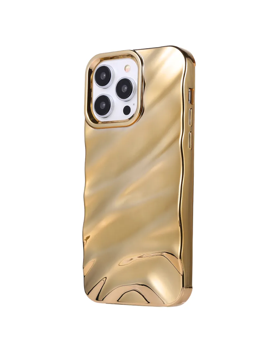 Gold Ripple Phone Case