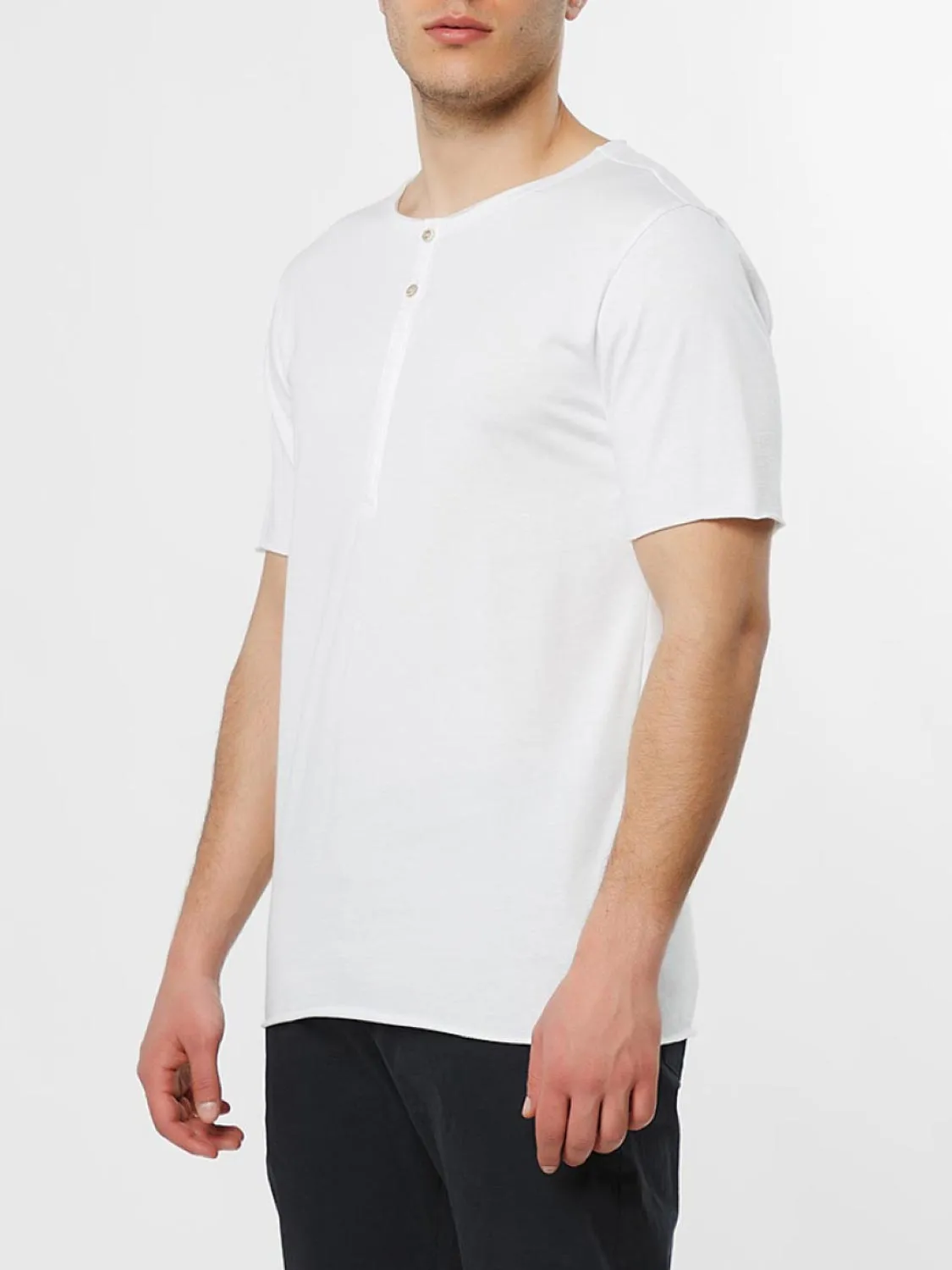 Grandad Organic Cotton T-shirt White