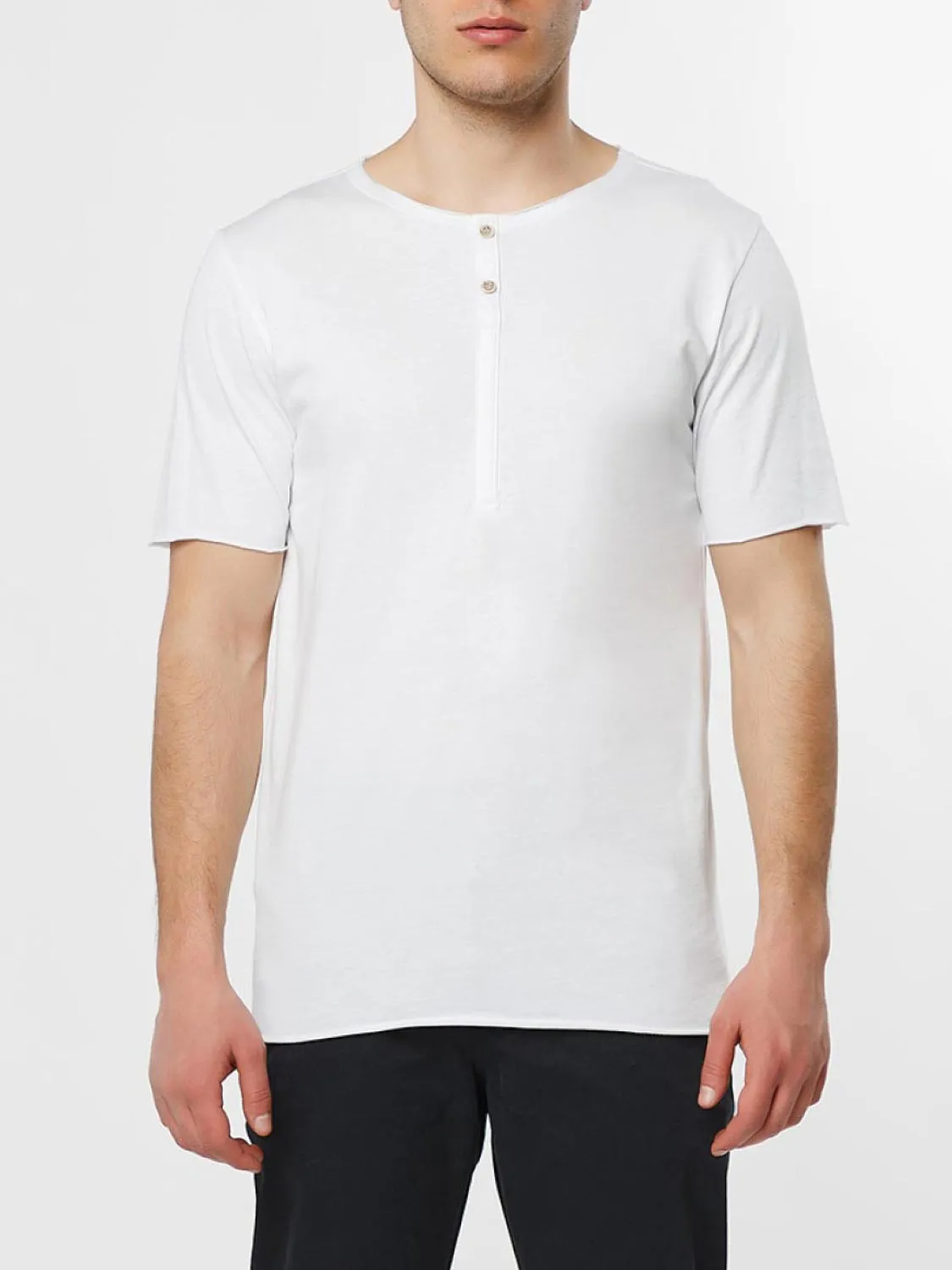 Grandad Organic Cotton T-shirt White