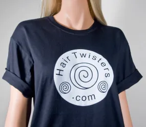 Hair Twisters Logo Tee Shirt - Black