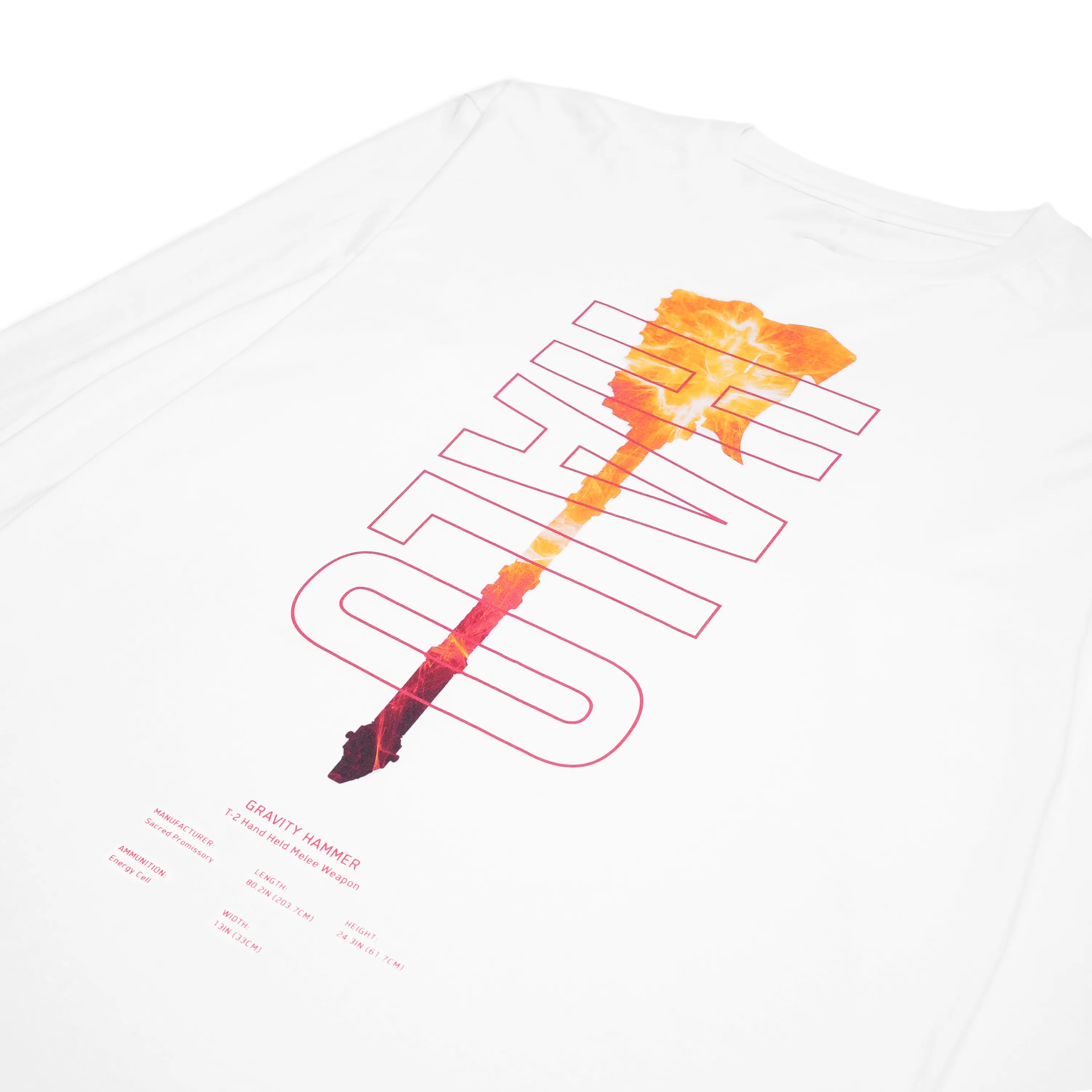 Halo Gravity Hammer White Long Sleeve Tee