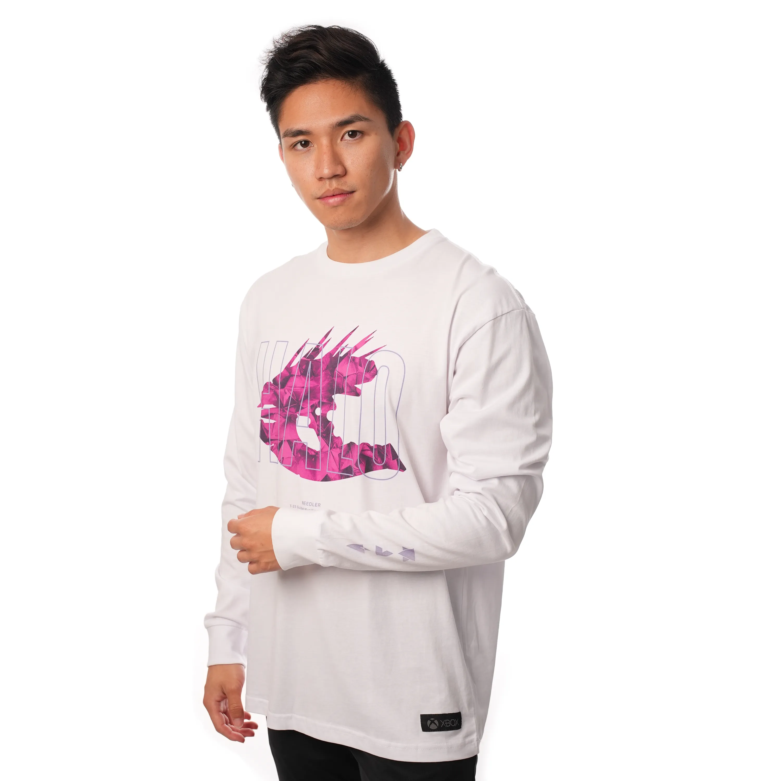 Halo Needler White Long Sleeve Tee