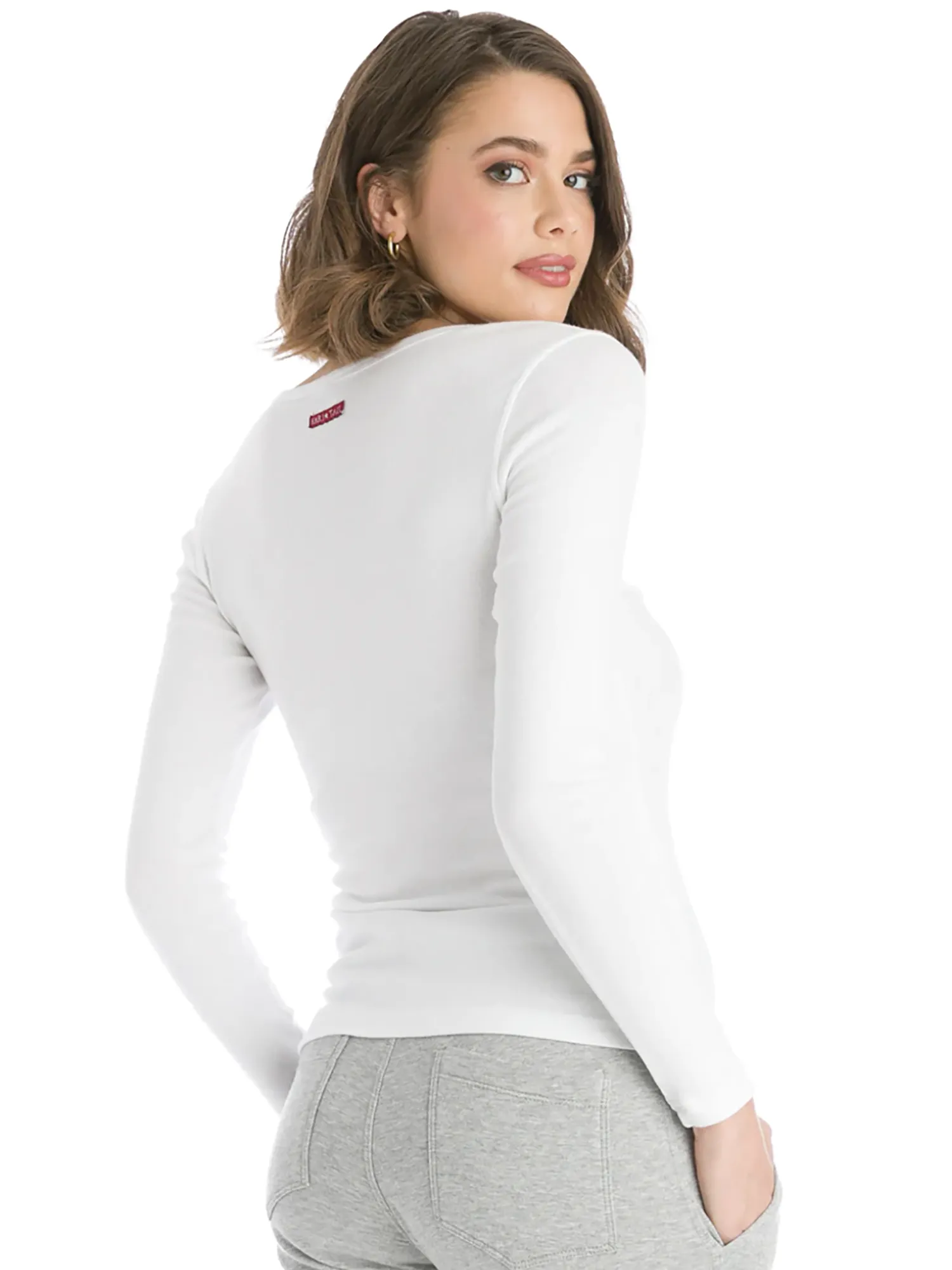 Hard Tail Long Sleeve Henley Shirt T-219