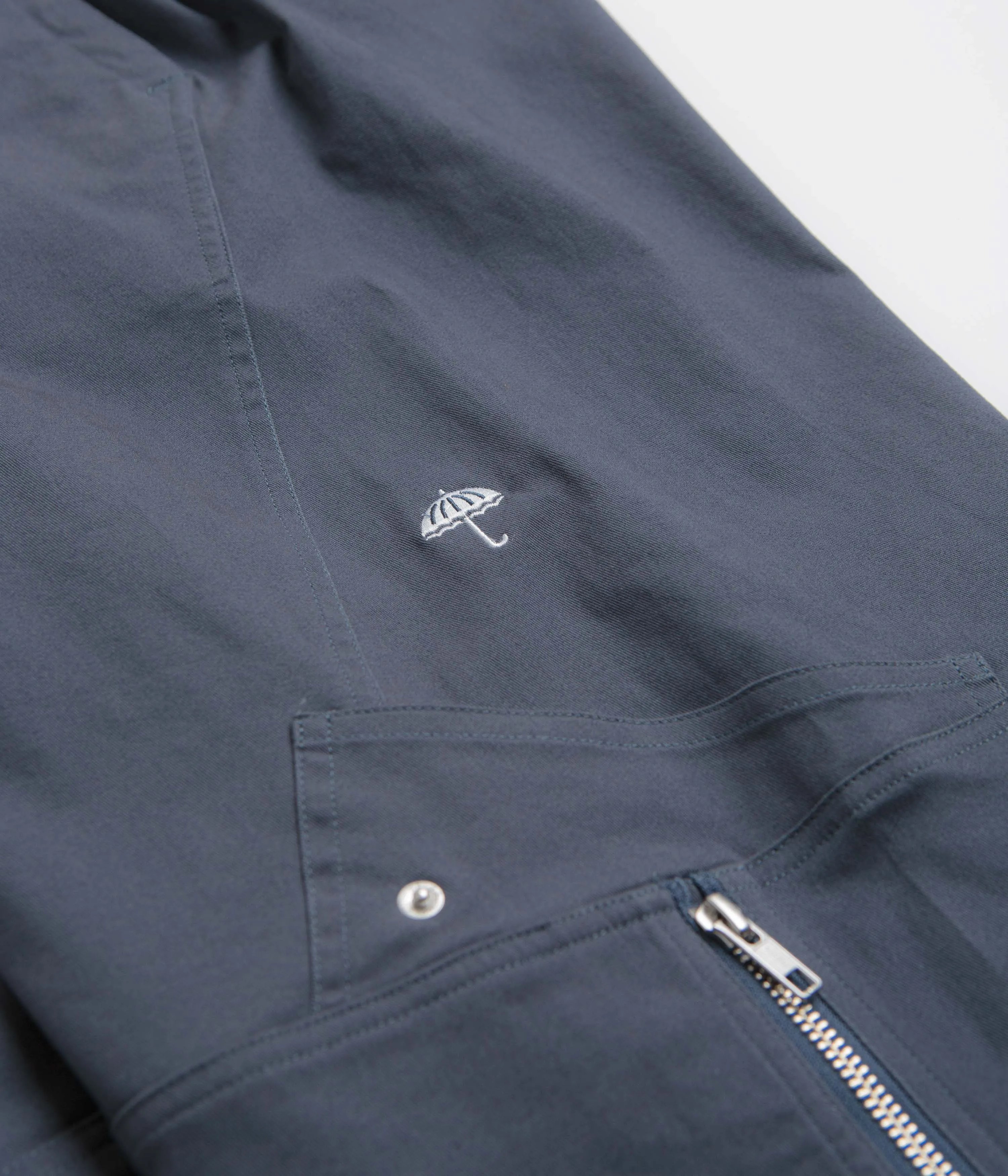 Helas Station Utility Pants - Grey Blue