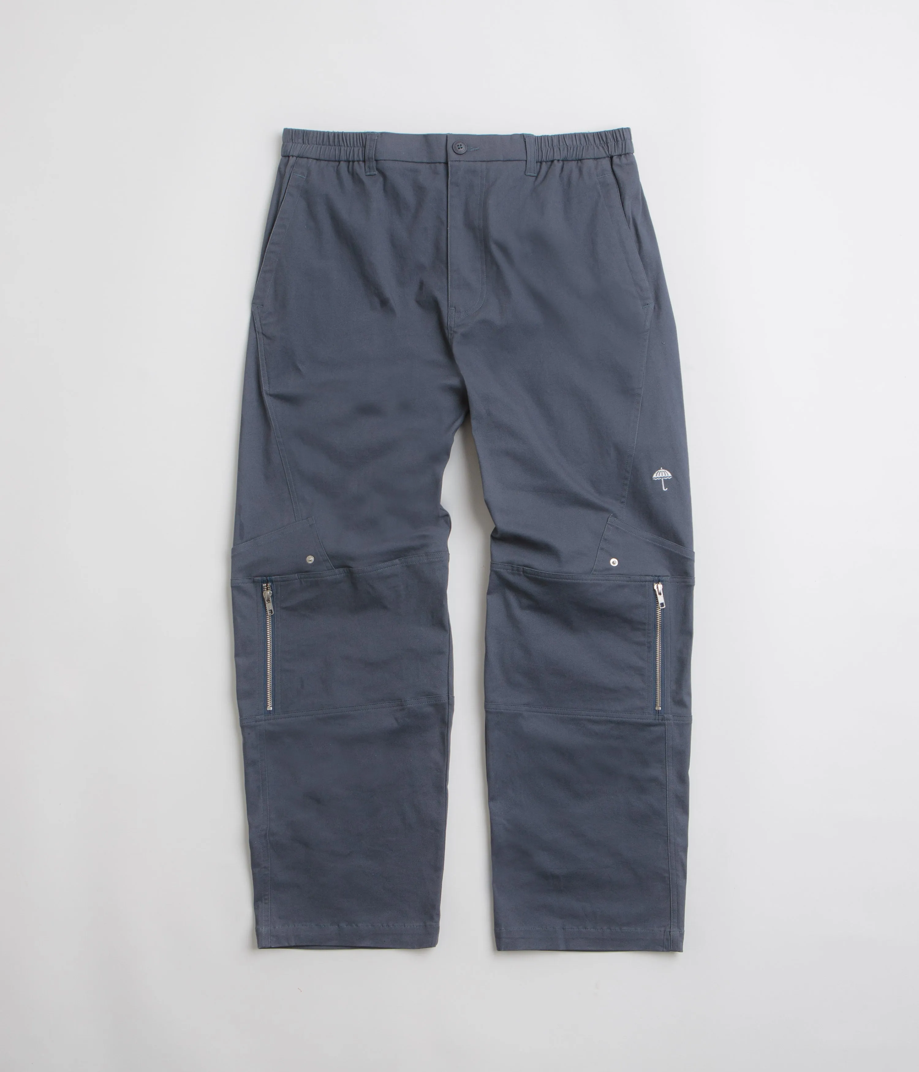 Helas Station Utility Pants - Grey Blue