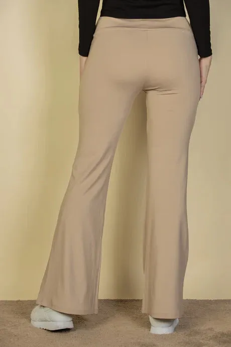 High Waisted Front Pocket Flare Pants - 5 colors