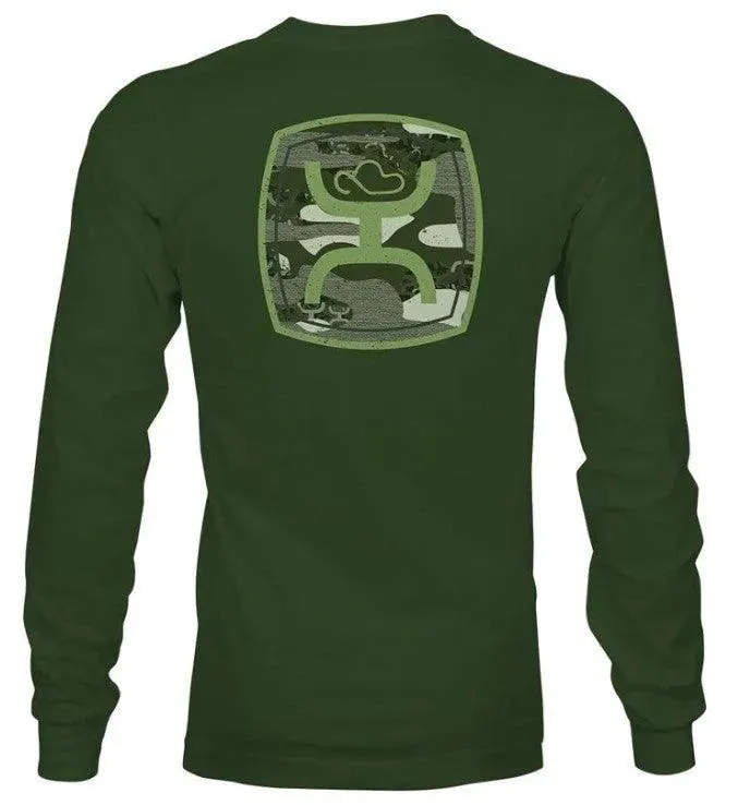 HOOey Zenith (Olive) - Men's Long Sleeve T-Shirt