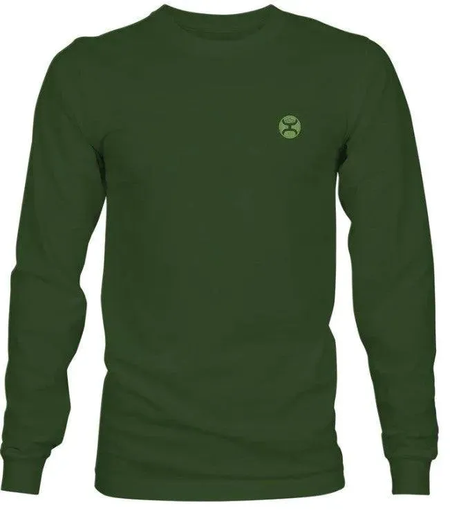 HOOey Zenith (Olive) - Men's Long Sleeve T-Shirt