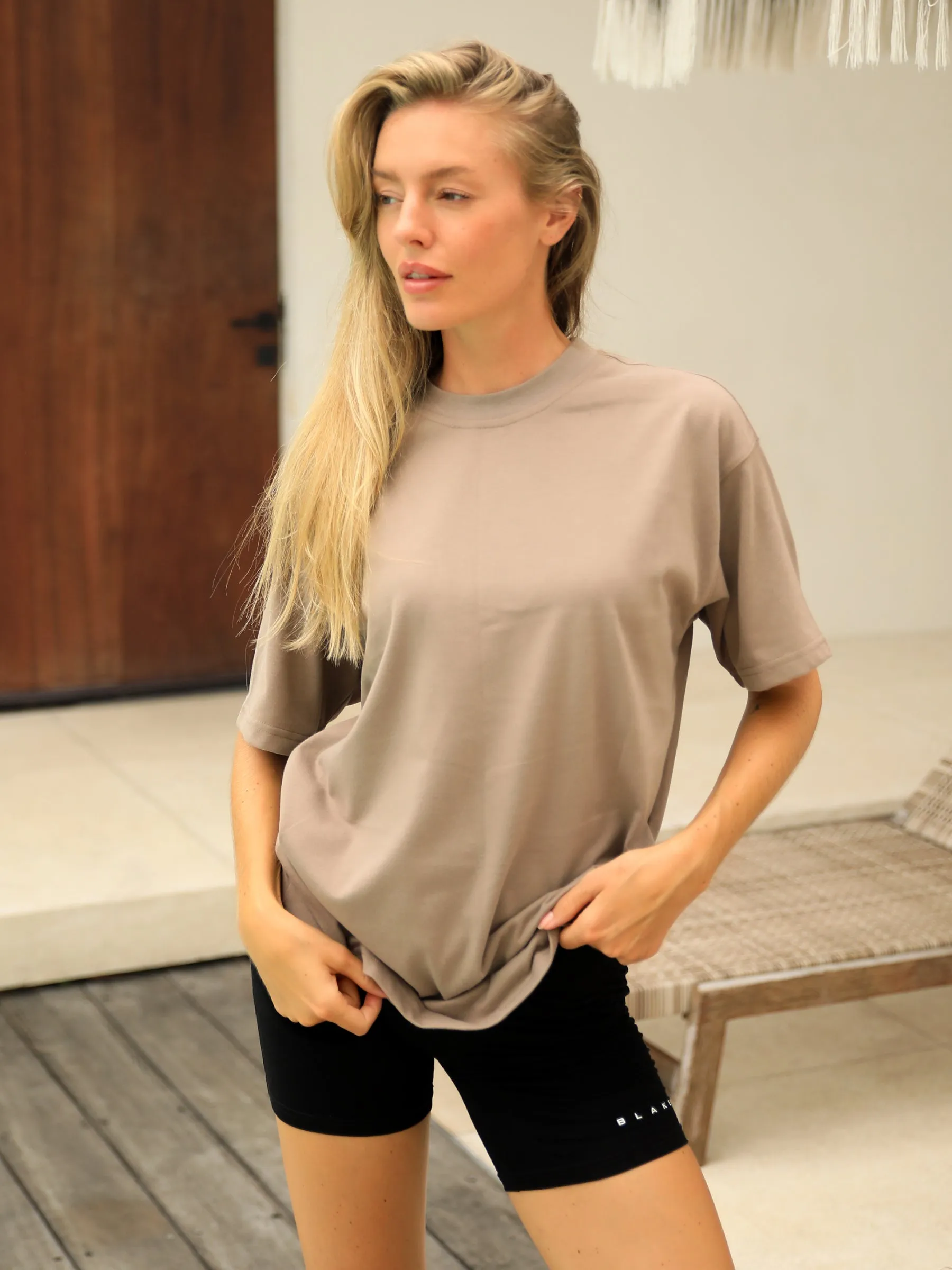 Isabel Oversized T-Shirt - Brown