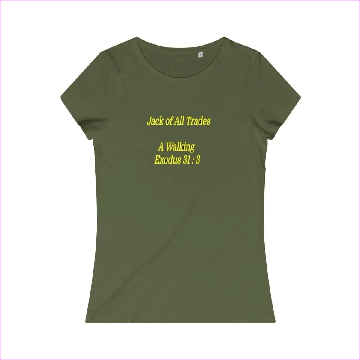 Jack of All Trades Womens Organic Tee