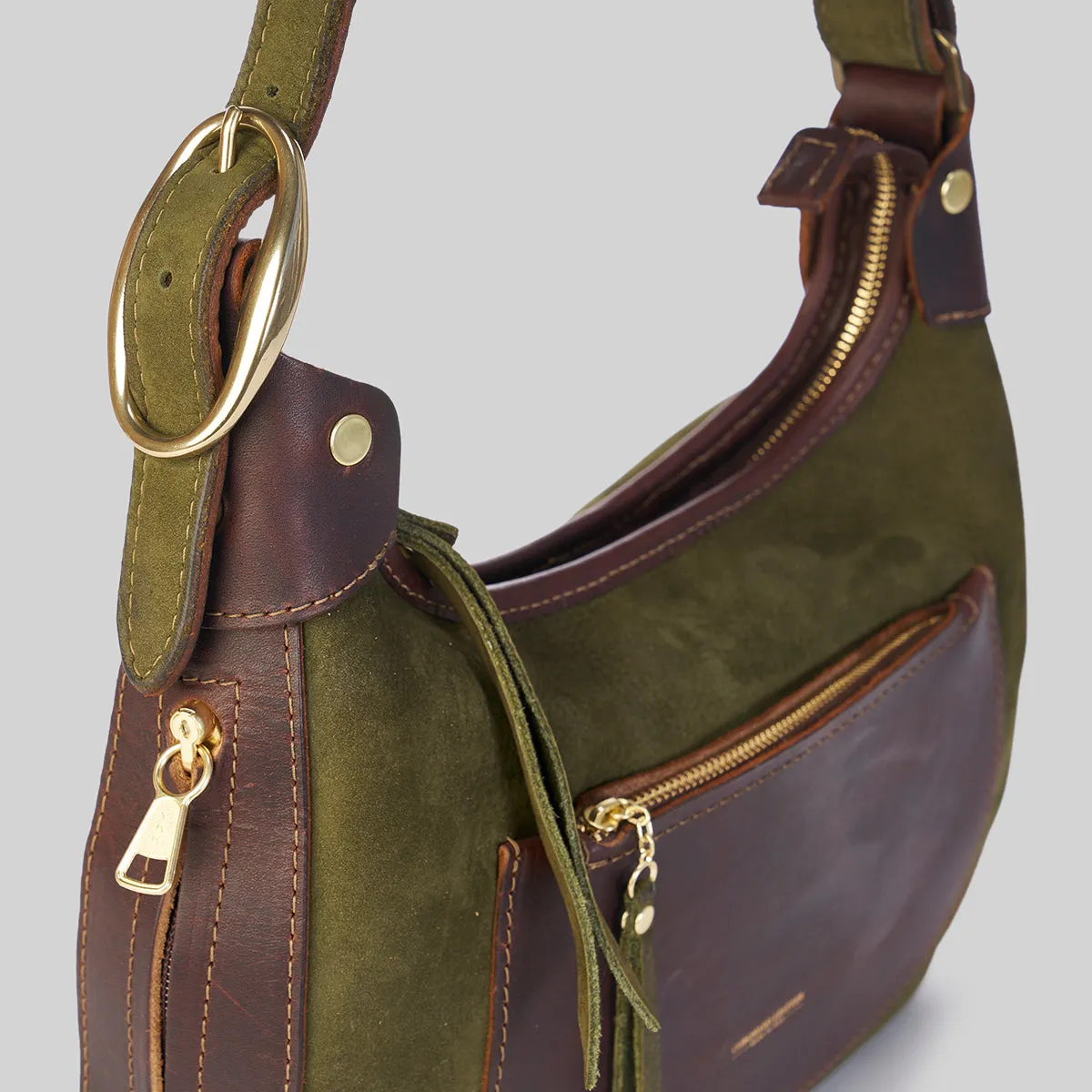 Jackie Hobo No.2 | Italian Forest Nubuck